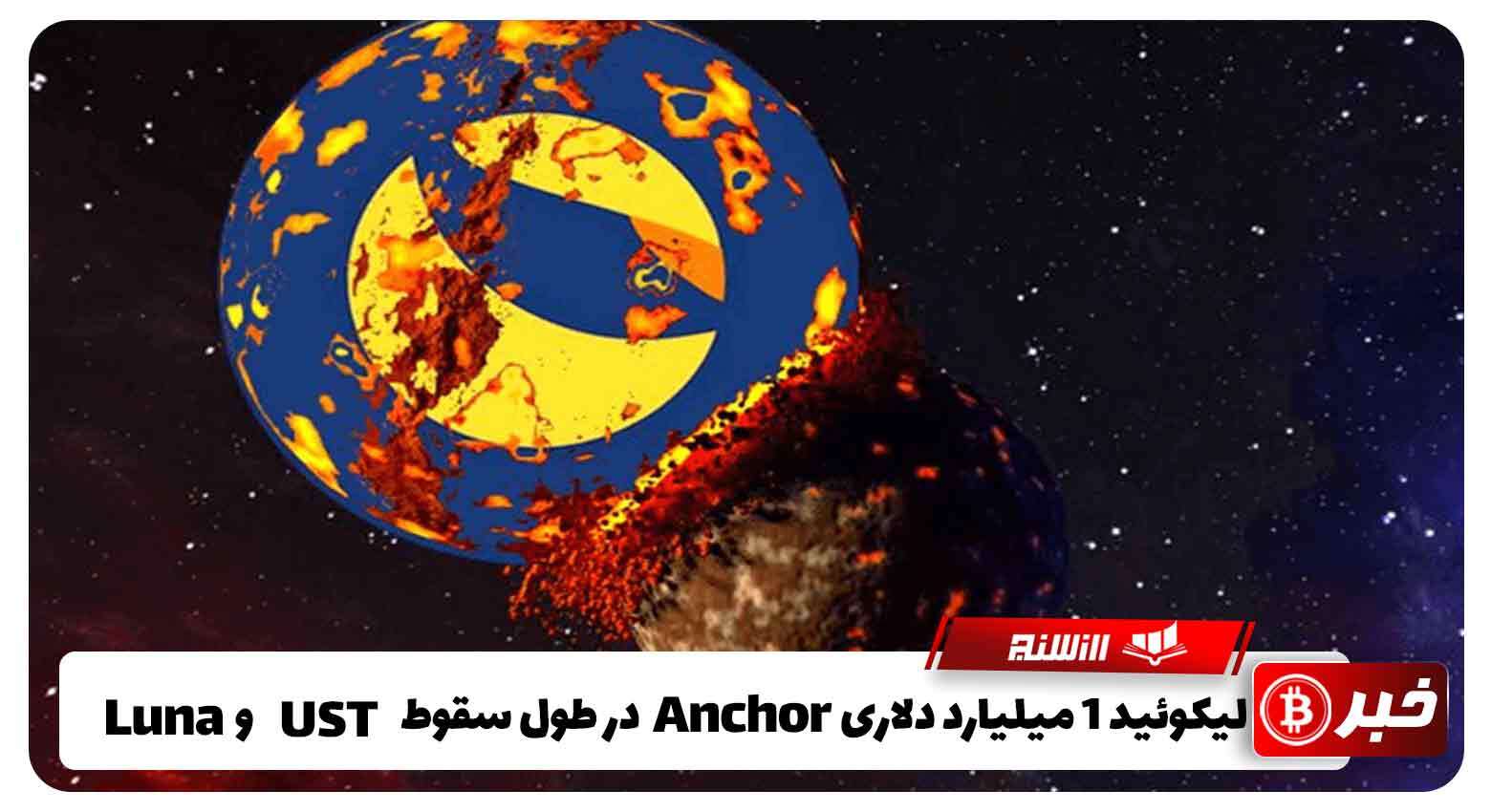 لیکوئید 1 میلیارد دلاری Anchor در طول سقوط UST و Luna 