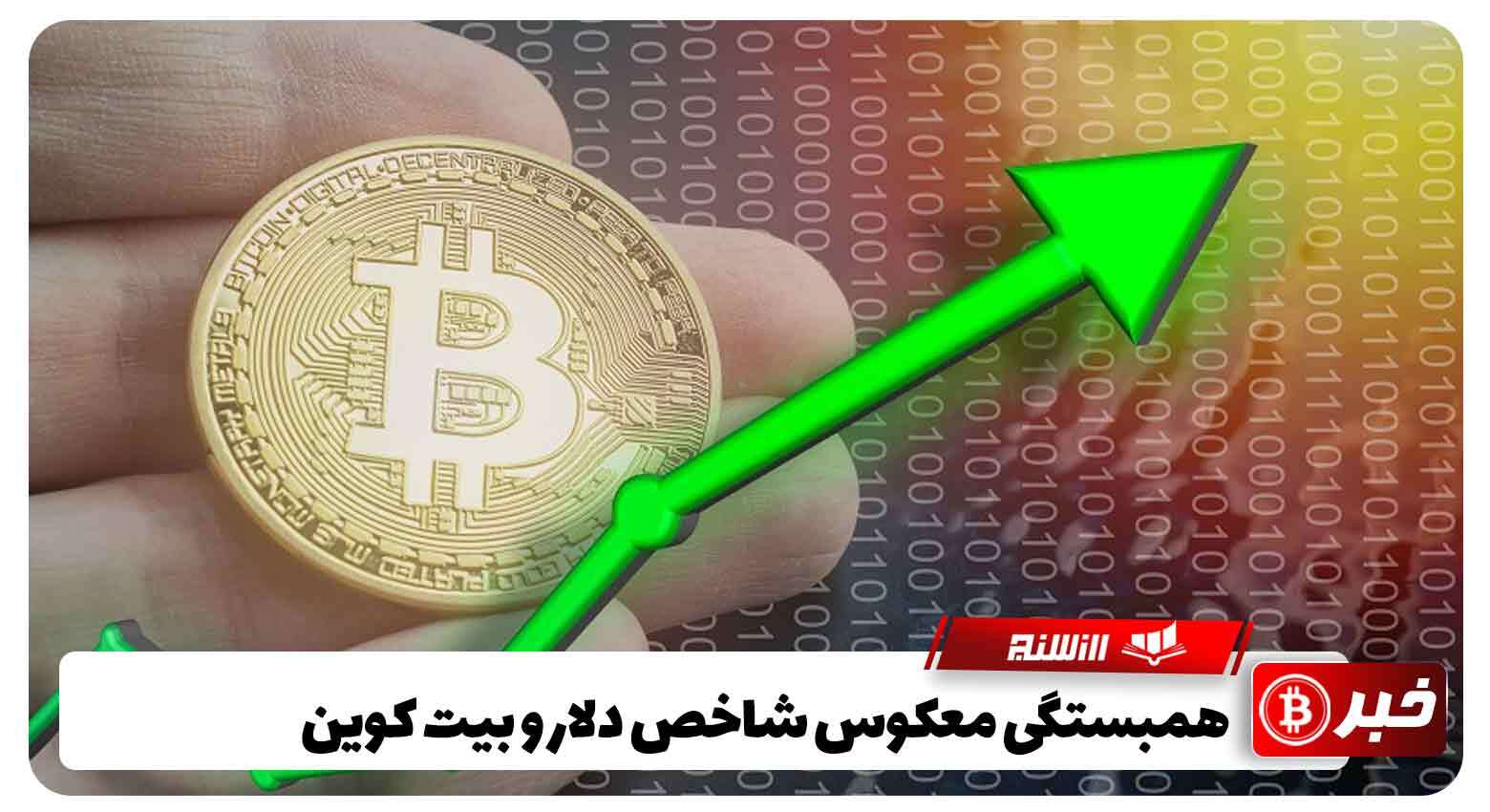 همبستگی معکوس شاخص دلار و بیت کوین