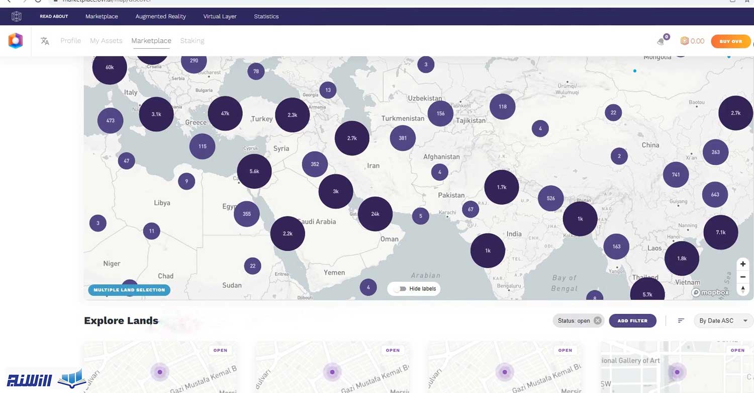 آموزش خرید زمین در بازی OVR