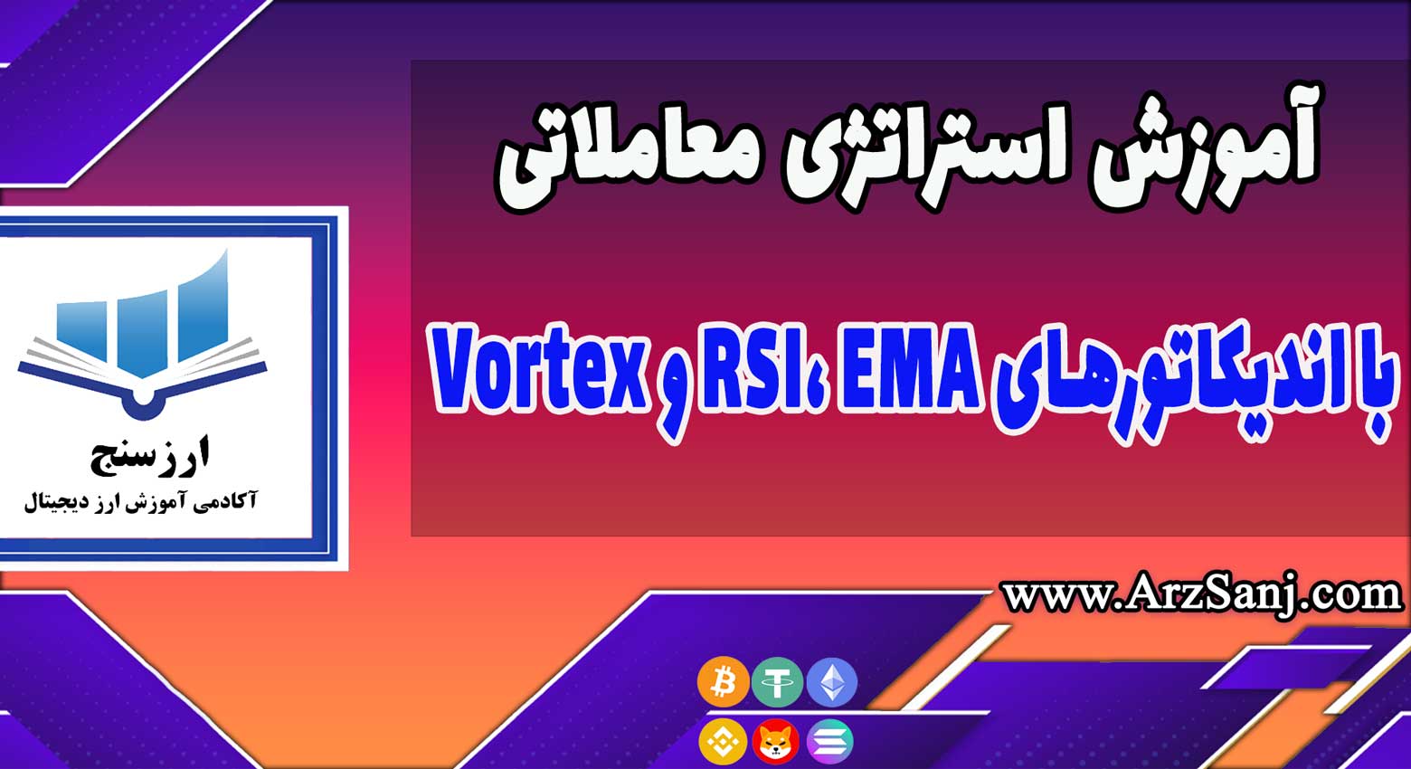 آموزش استراتژی با کمک اندیکاتورهای RSI، EMA و Vortex