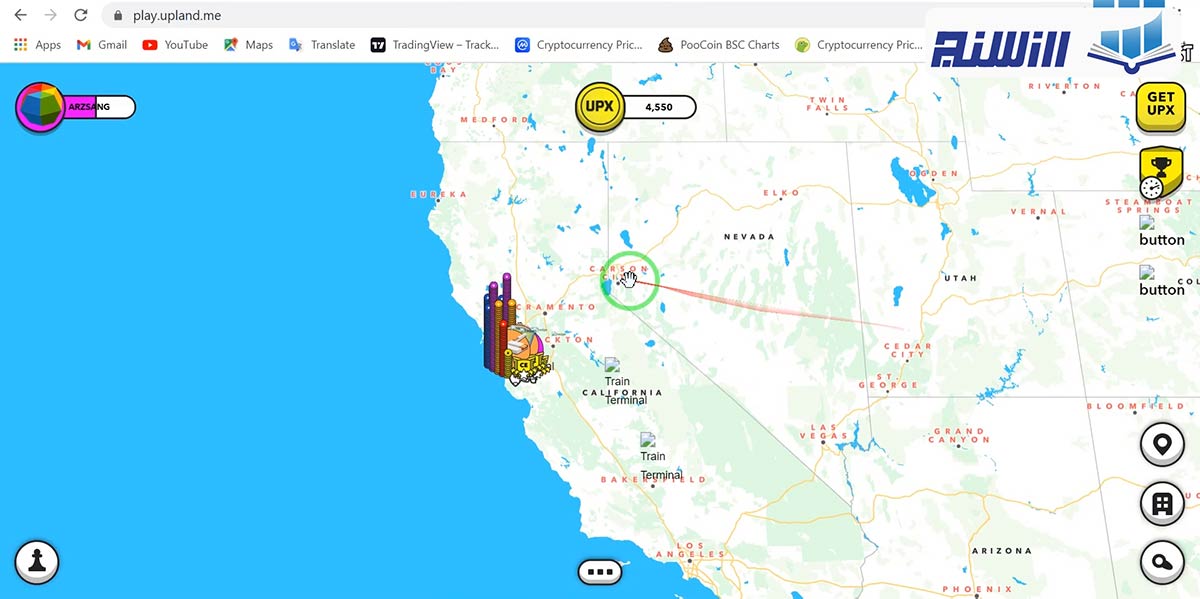 بازی UPLAND چیست؟ 
