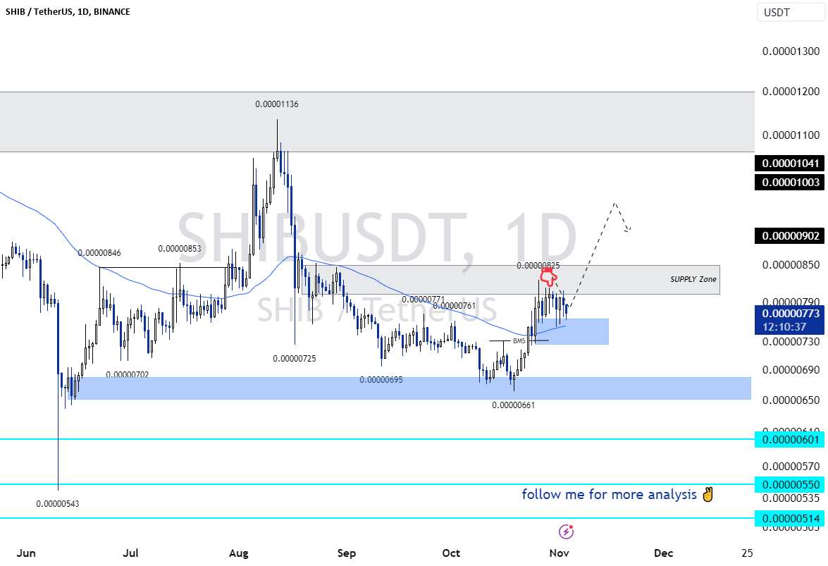  تحلیل شیبا - ساسان سیفی 💁‍♂ SHIB / USDT DAILY