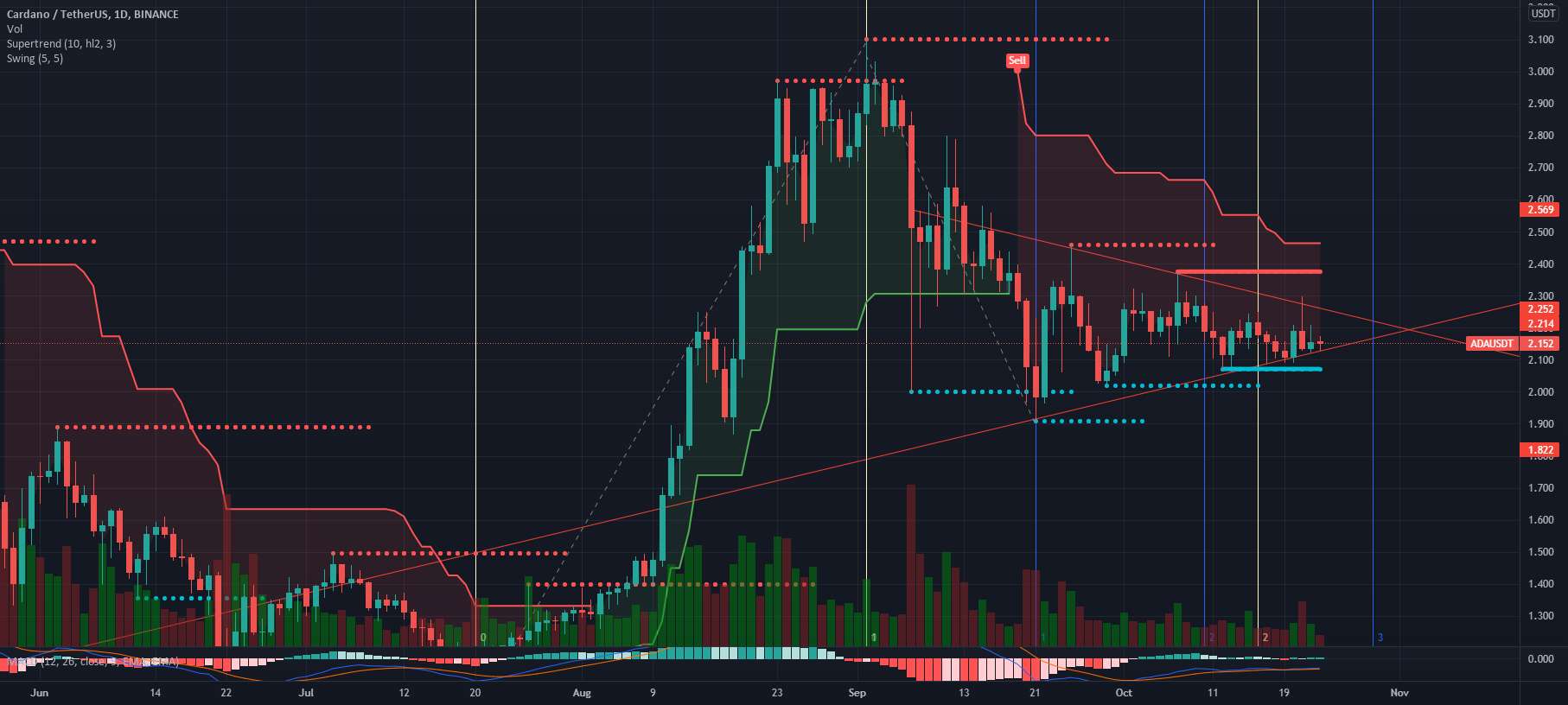 ADA/USDT نظر شما... بازار خرس یا گاو نر؟