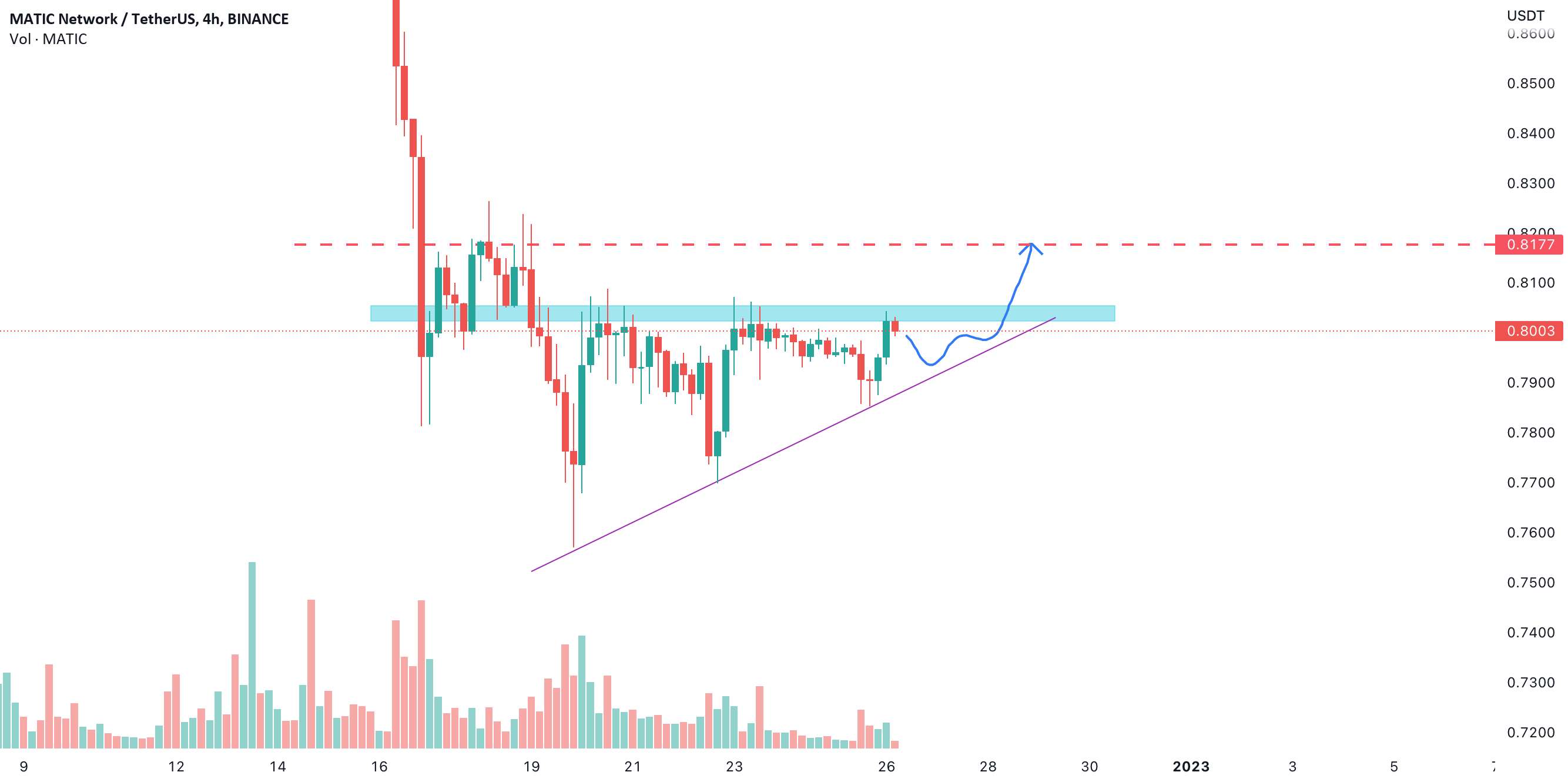 اهداف پایان سال برای چند ضلعی (MATIC/USDT)! آیا به 1 دلار خواهد رسید؟