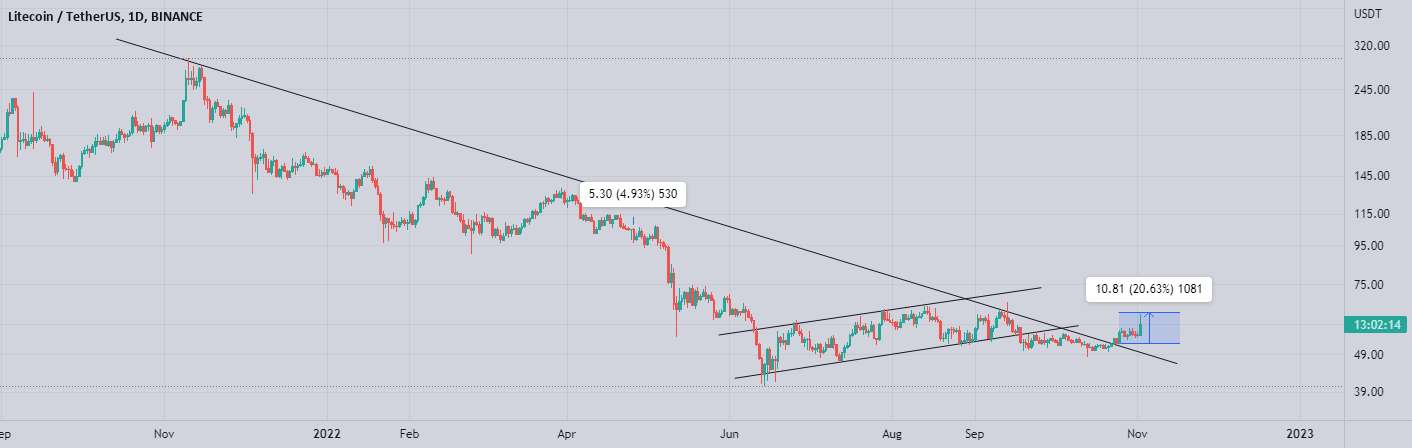 LTC 300% پتانسیل سود