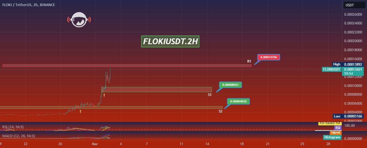  تحلیل FLOKI - FLOKIUSDT.2H