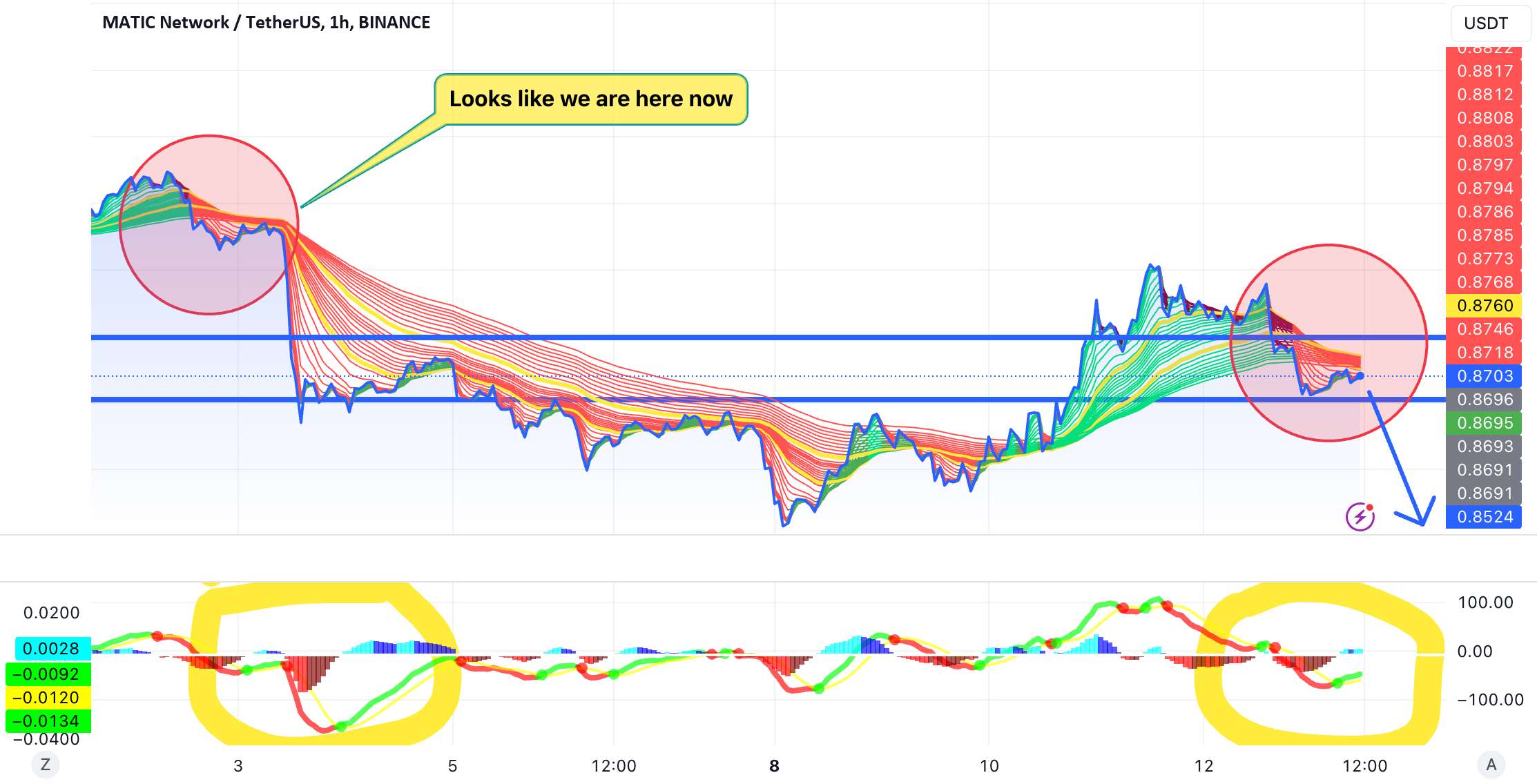 بازگشت نهایی $MATIC به پشتیبانی اصلی 0.75-0.80 دلار