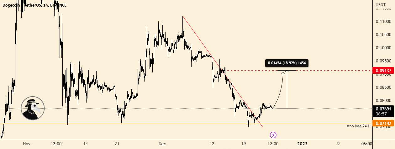 FLASH TRADE DOGE TARGET تقریبا 20% - FLASH TRADE DOGE -10% 🩸