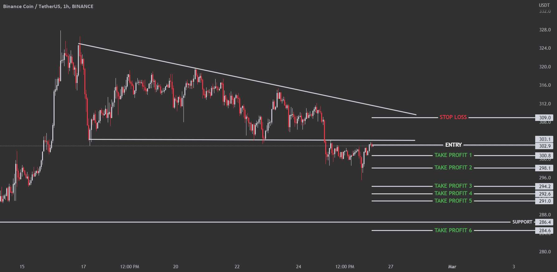 کوتاه BNB/USDT