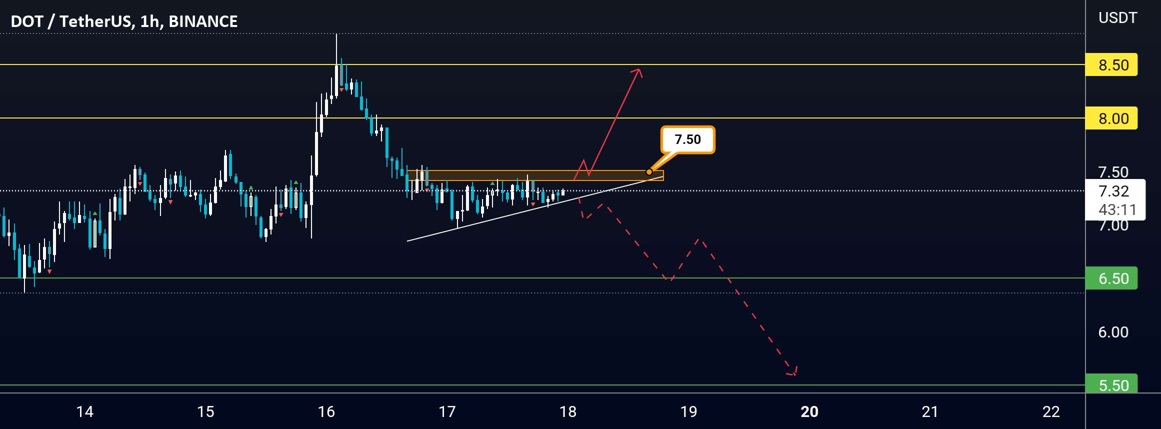 DOT/USDT