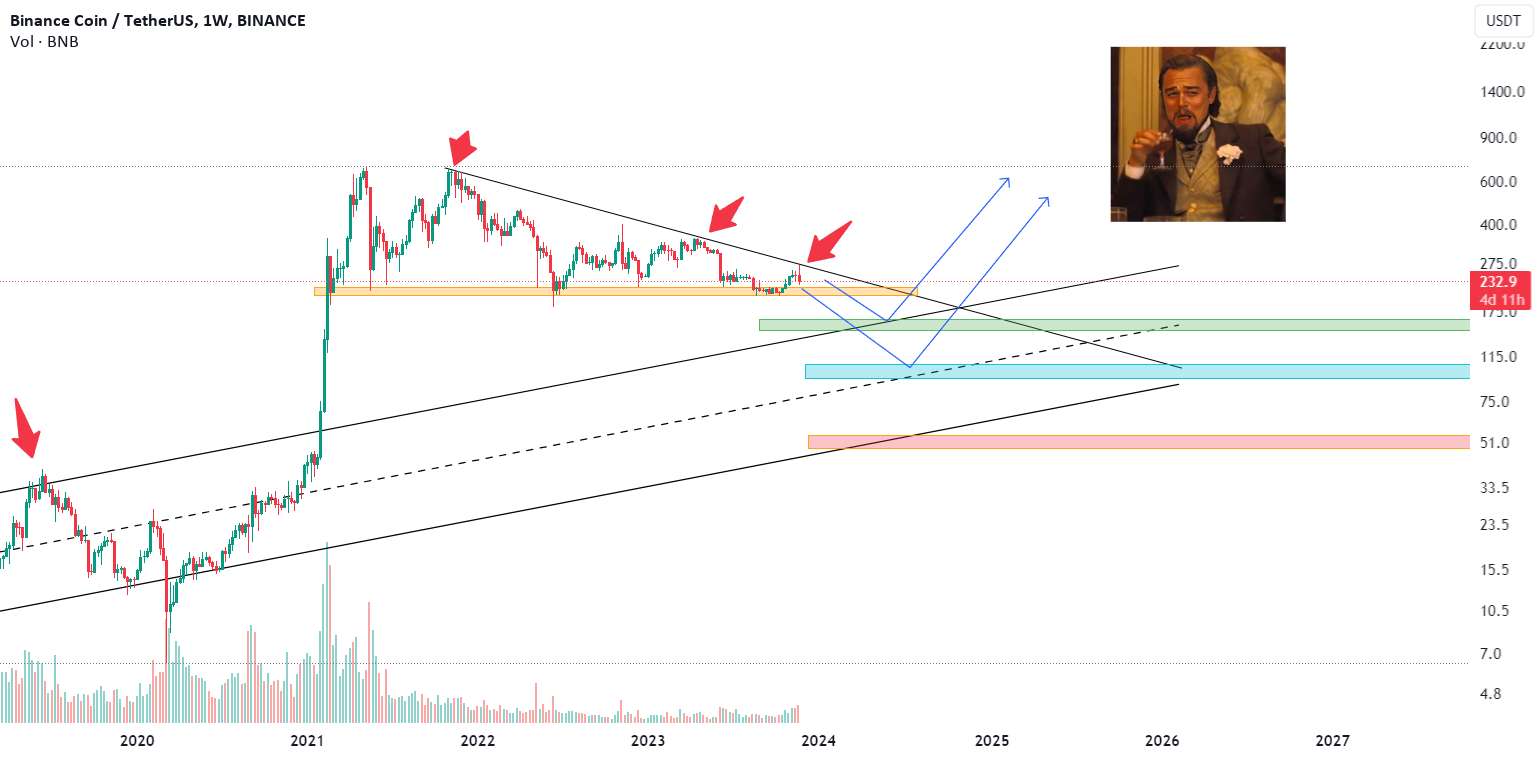 آخرین سقوط ارز bnb