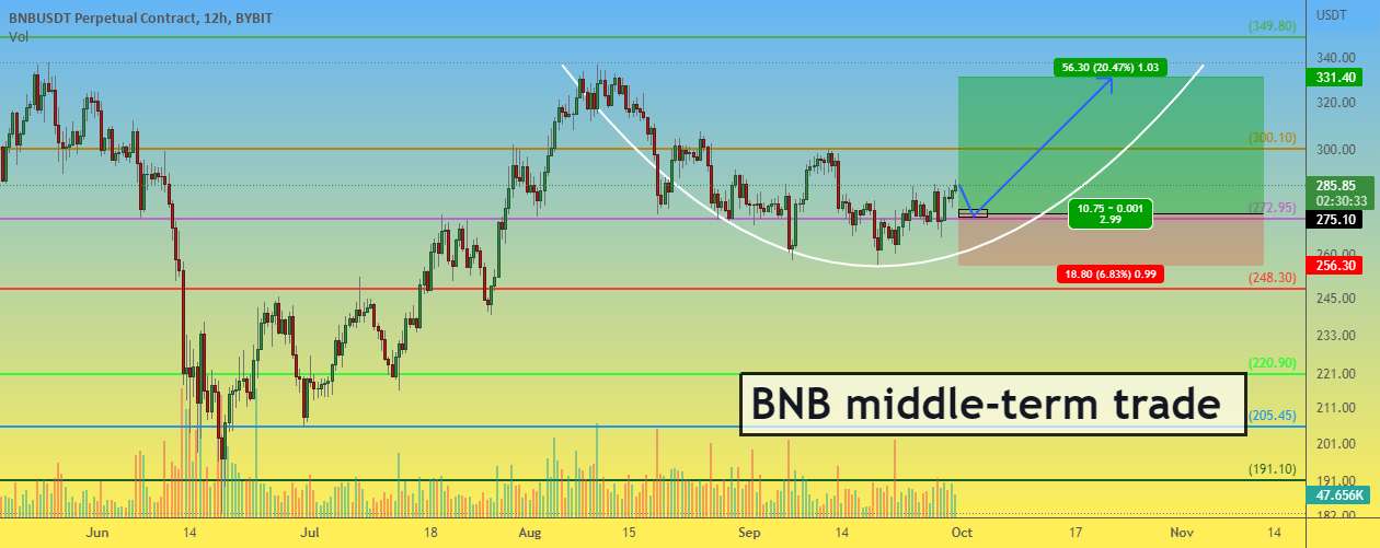  تحلیل بایننس کوین - تجارت میان مدت BNB، نقطه ورود خوبی در این آخر هفته است