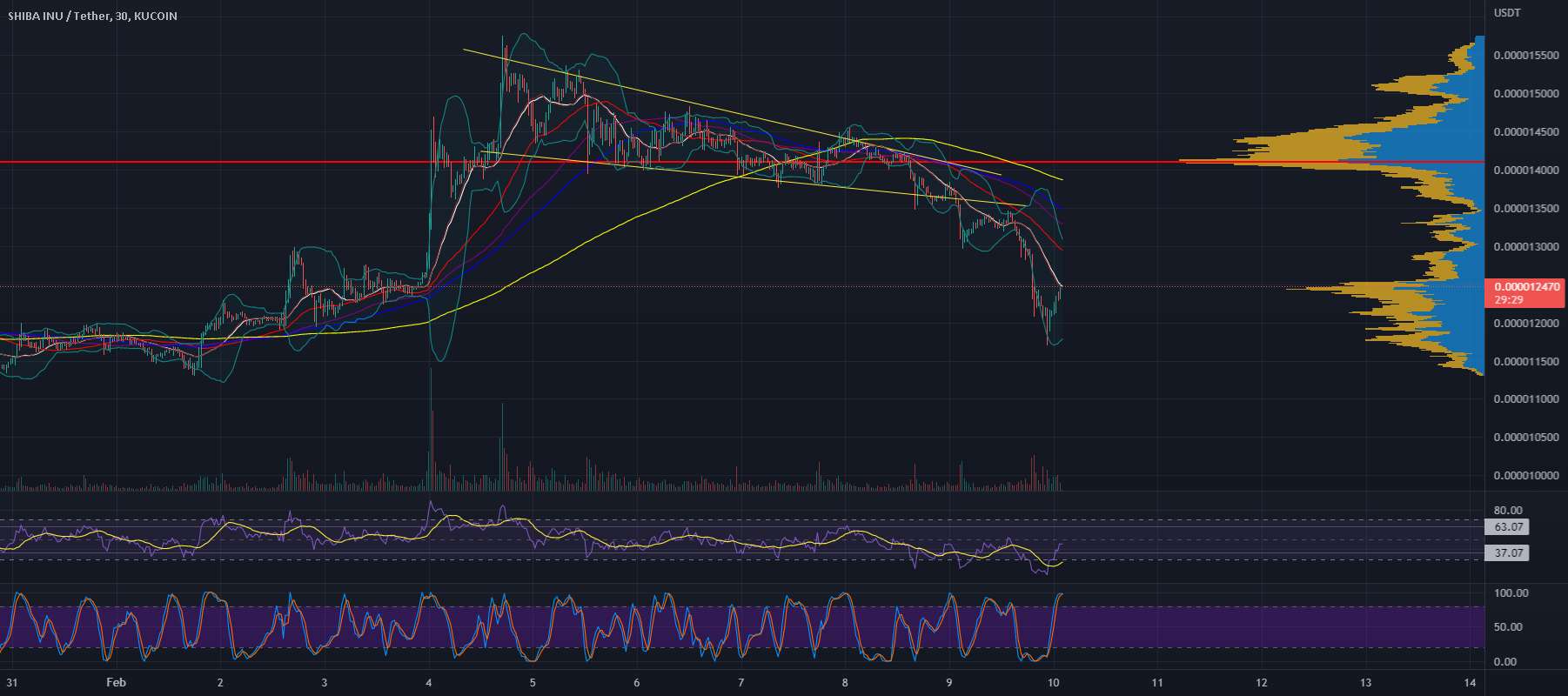 SHIB - Nice Bounce در پشتیبانی خوب