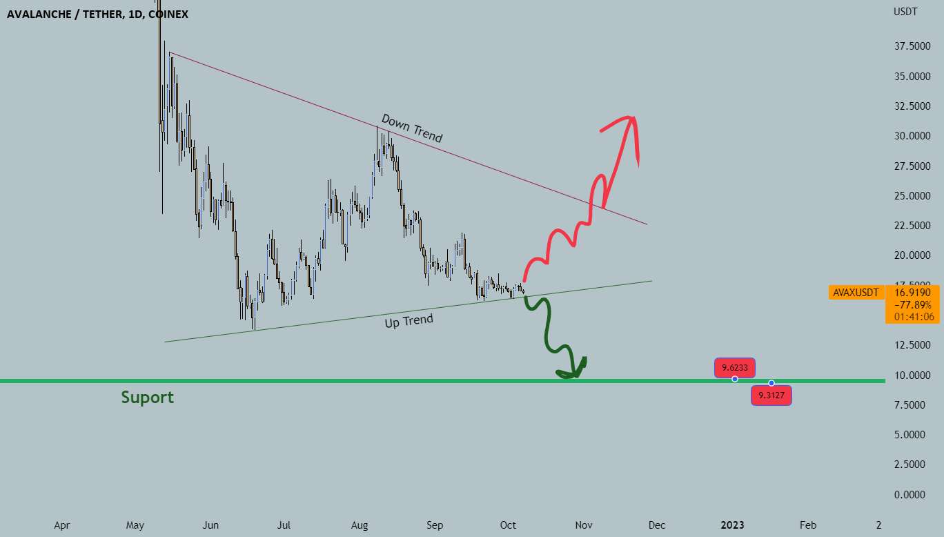 AVAX/USDT 1D