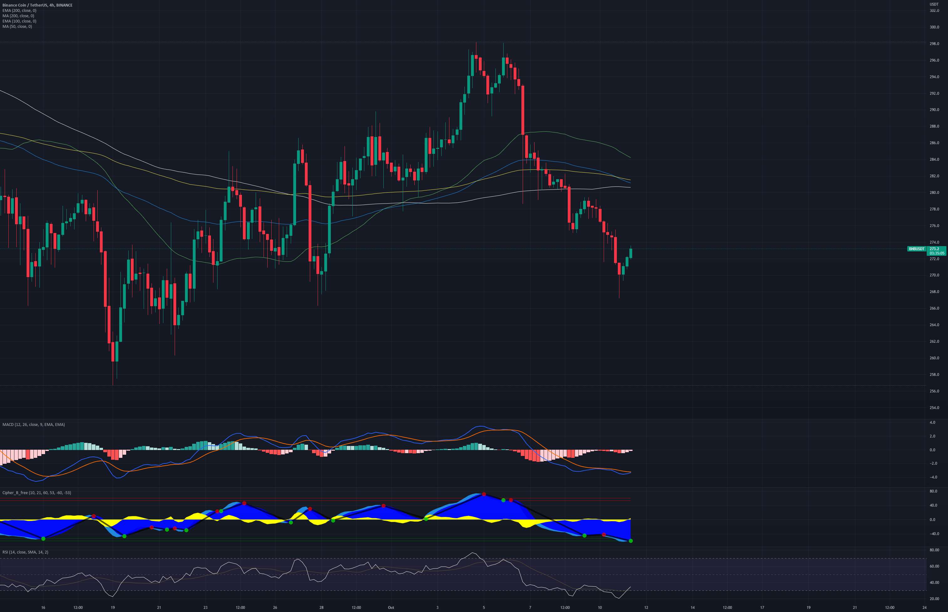 BNB USDT SWING LONG