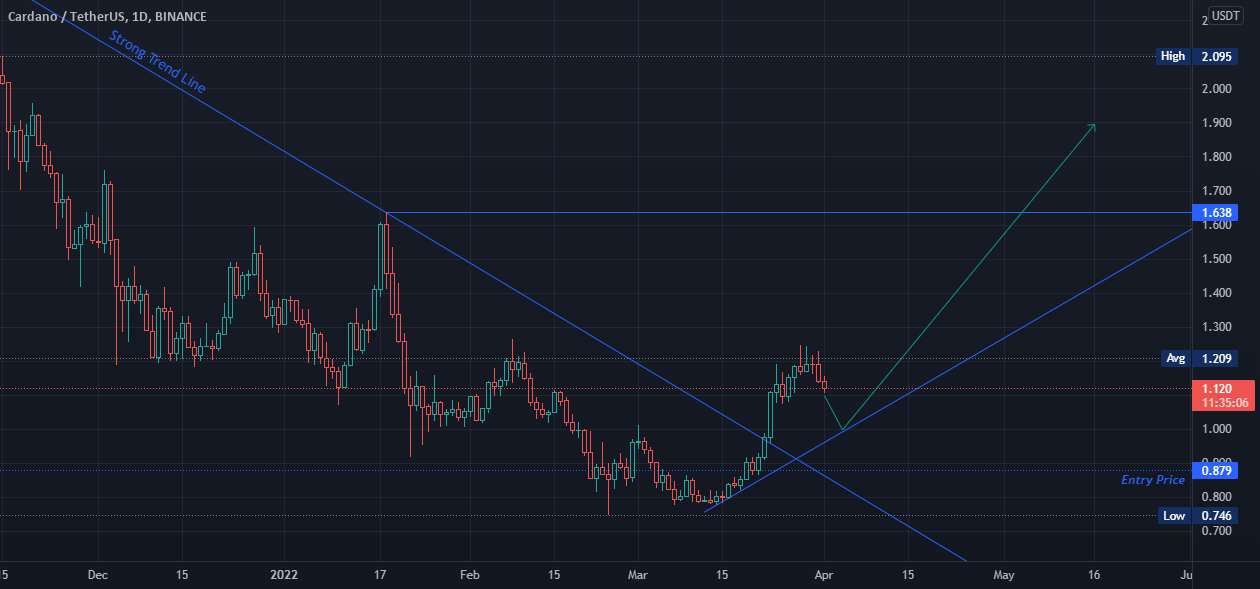 ADA/USDT 1D Long