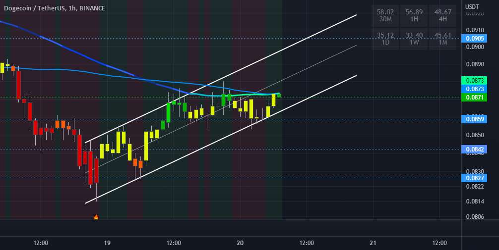  تحلیل دوج کوین - DOGE 1 ساعت