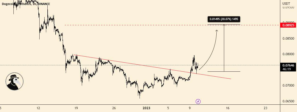 FLASH TRADE DOGE TARGET تقریبا 20% - FLASH TRADE DOGE -10% 🩸