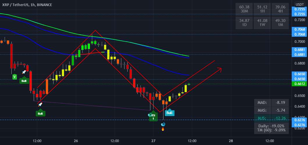 XRP 1 ساعت