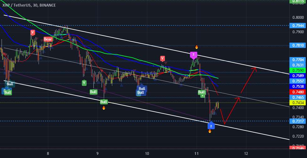  تحلیل ریپل - XRP 30 دقیقه