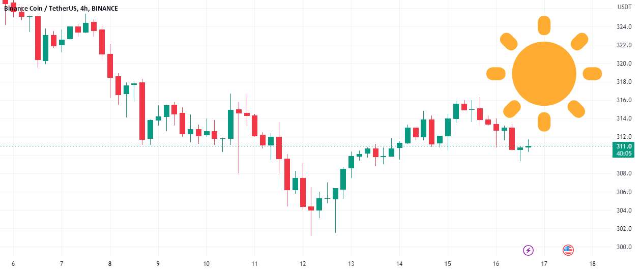 🐻 BTC، ETH - نشانه های نزولی، BNB با پتانسیل صعودی می درخشد ☀️