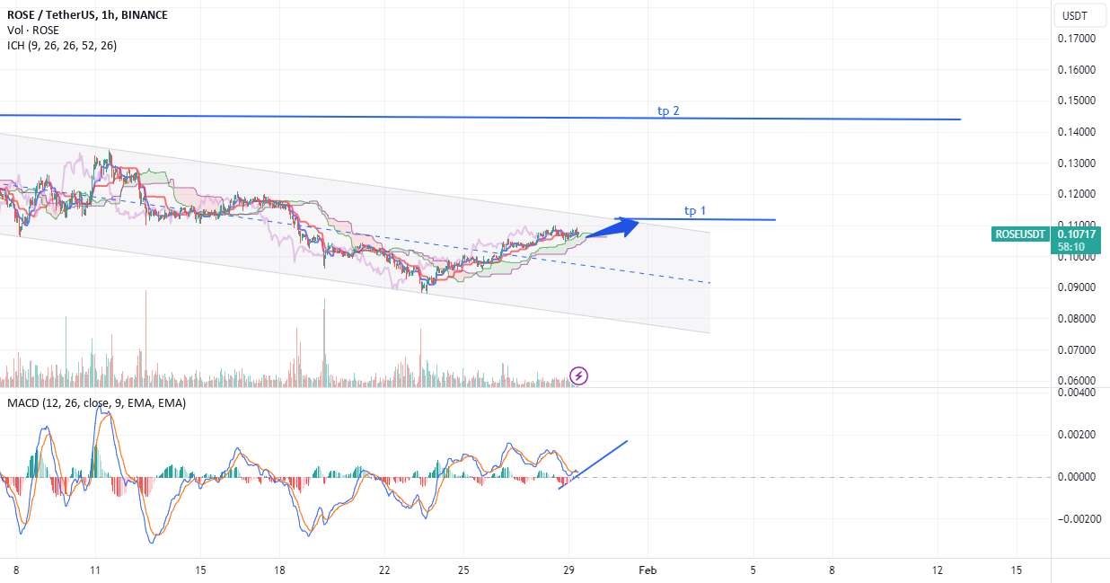  تحلیل آسیس نتورک - نقشه راه رز🗺️⏰( بازه زمانی ۱ ساعته)⏰