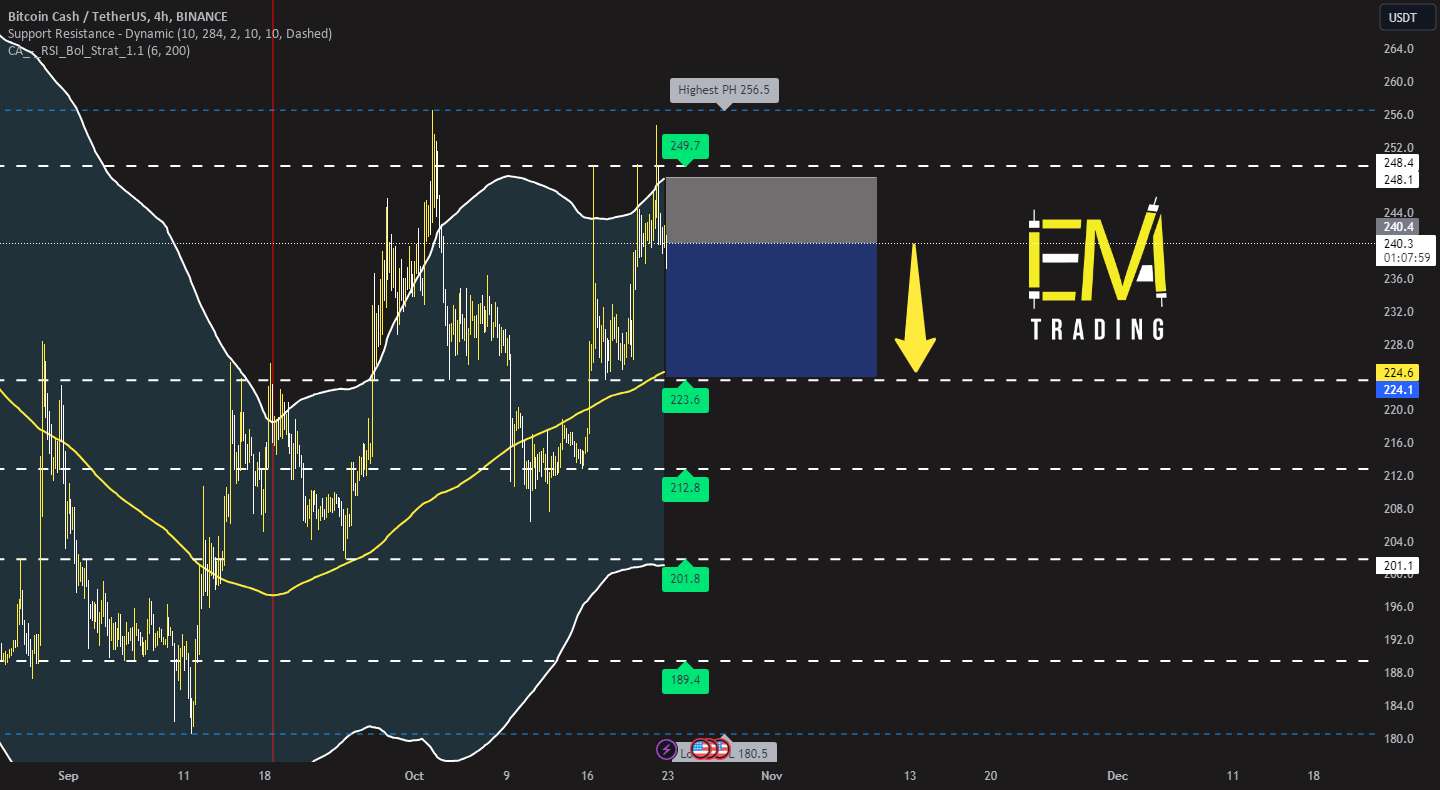 BCH/USDT ↘️