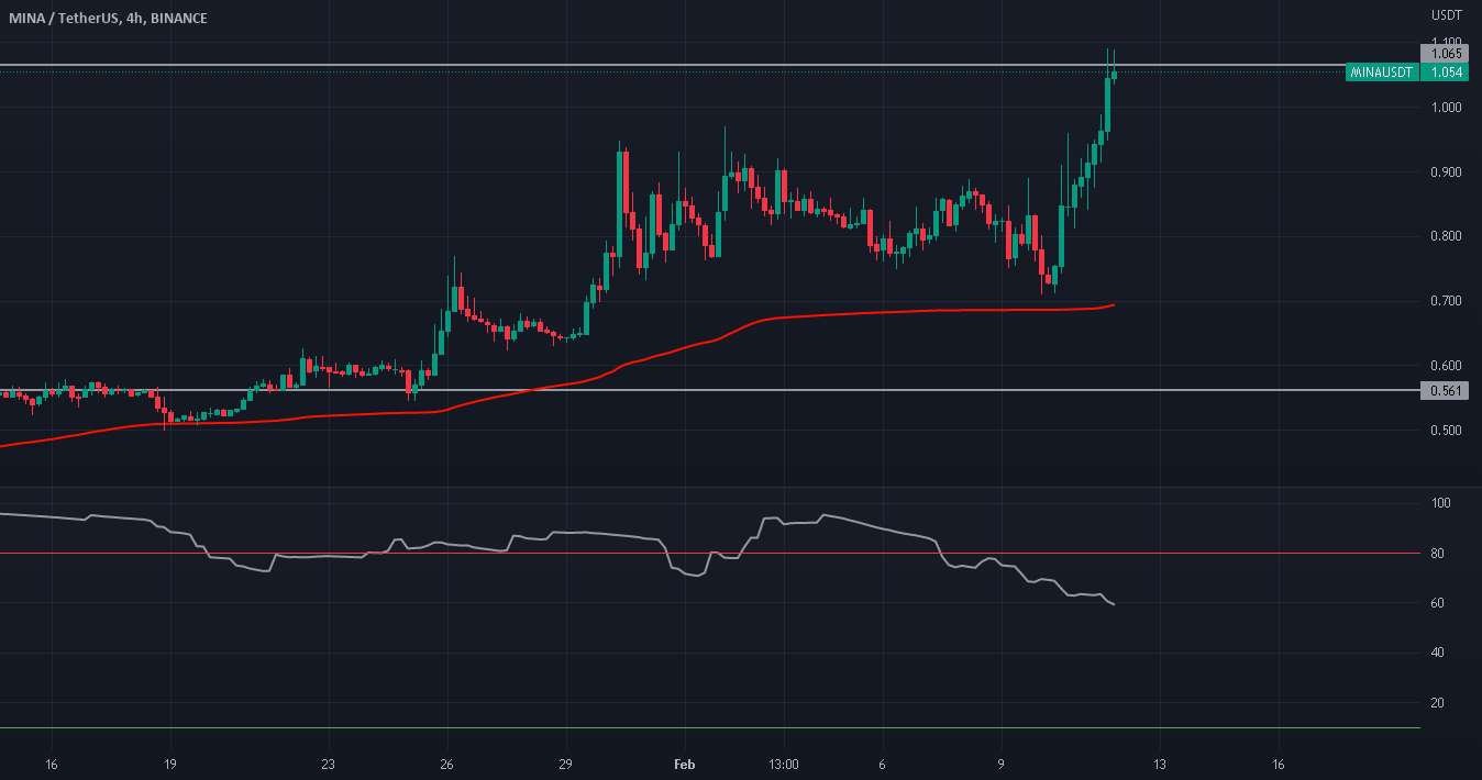  تحلیل مینا - تصحیح Mina/USdt