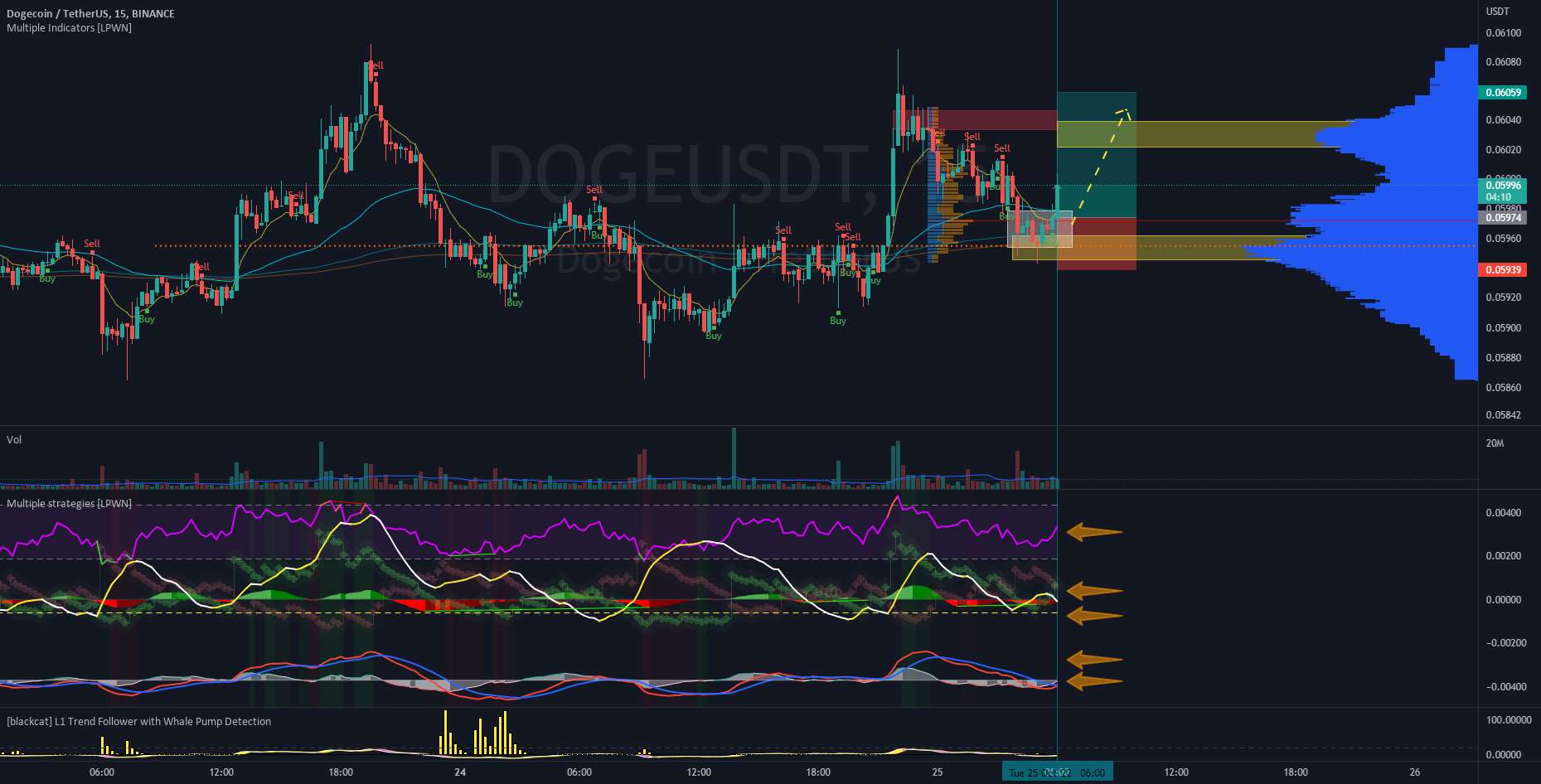  تحلیل دوج کوین - DOGEUSD LONG