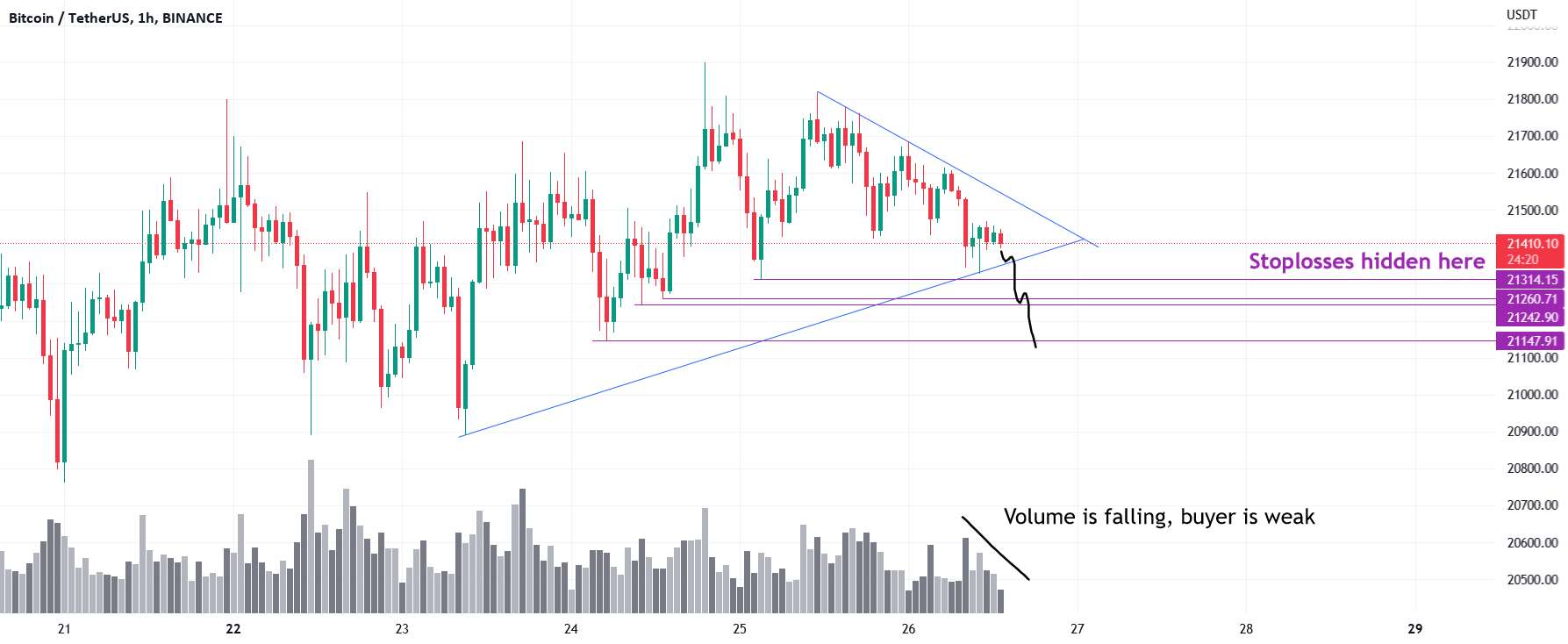  تحلیل بیت کوین - BTC Daily - جمعه سرخ فرا رسیده است