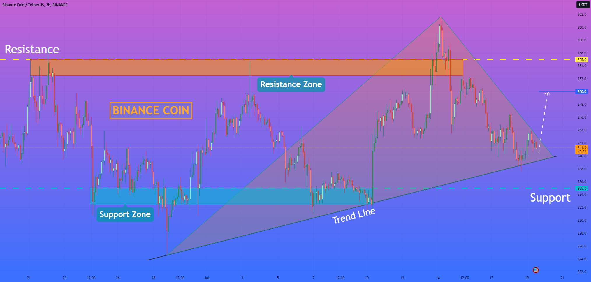 هلن پی. I Binance Coin می تواند تا 250 دلار به حرکت خود ادامه دهد