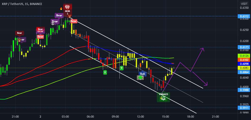 XRP 15 دقیقه