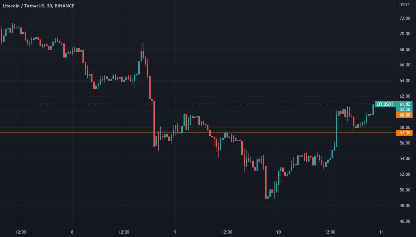  تحلیل لایت کوین - اولین آپدیت پشتیبانی و مقاومت LTCUSDT