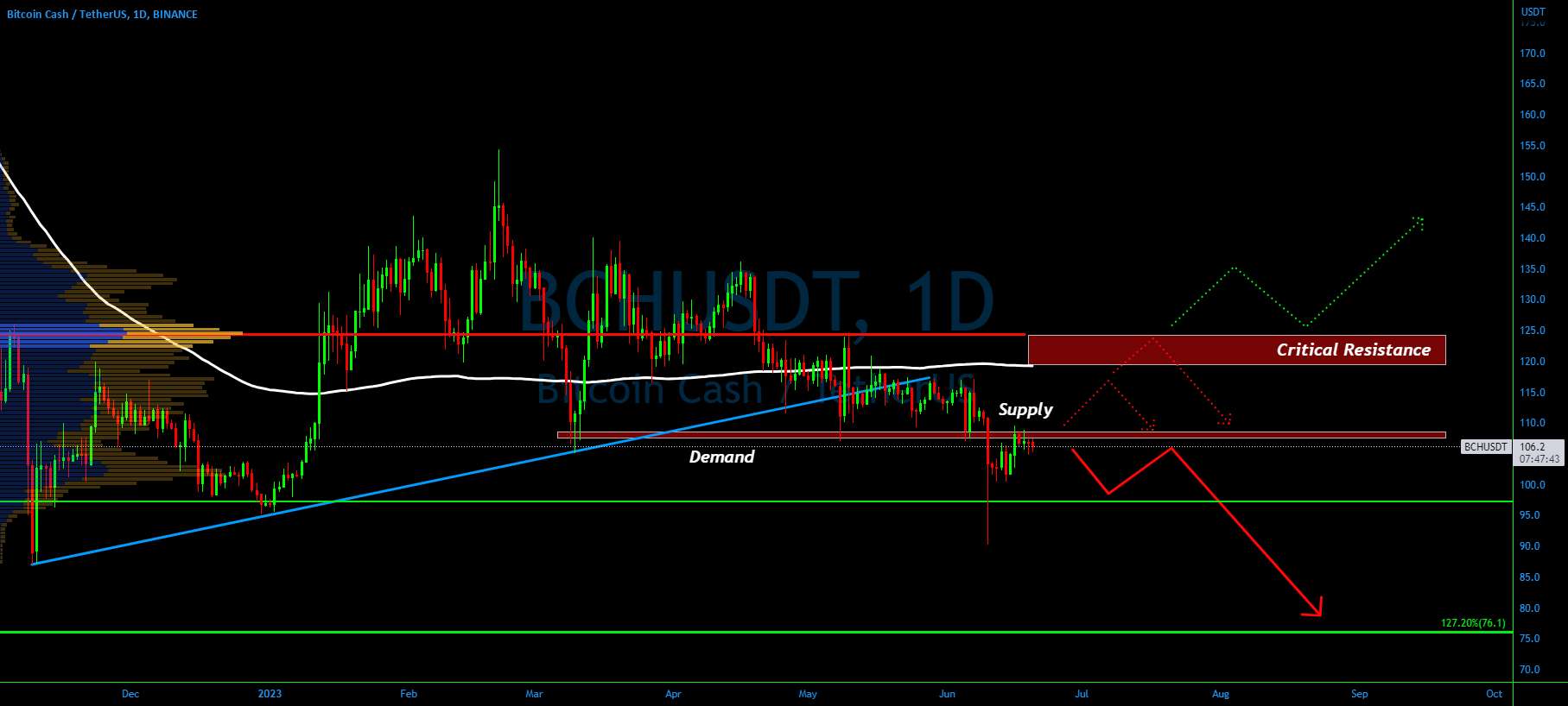 بینش #BCHUSDT در مورد پویایی بازار