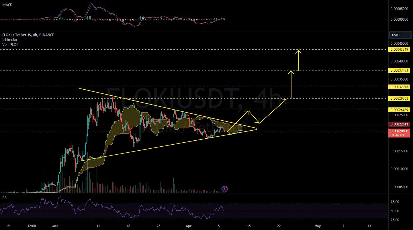  تحلیل FLOKI - FLOKIUSDT 4H